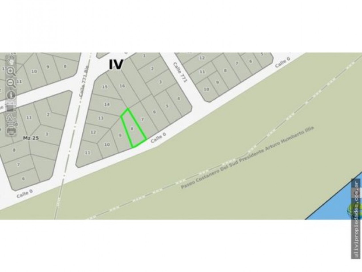 Lote en primera linea del mar