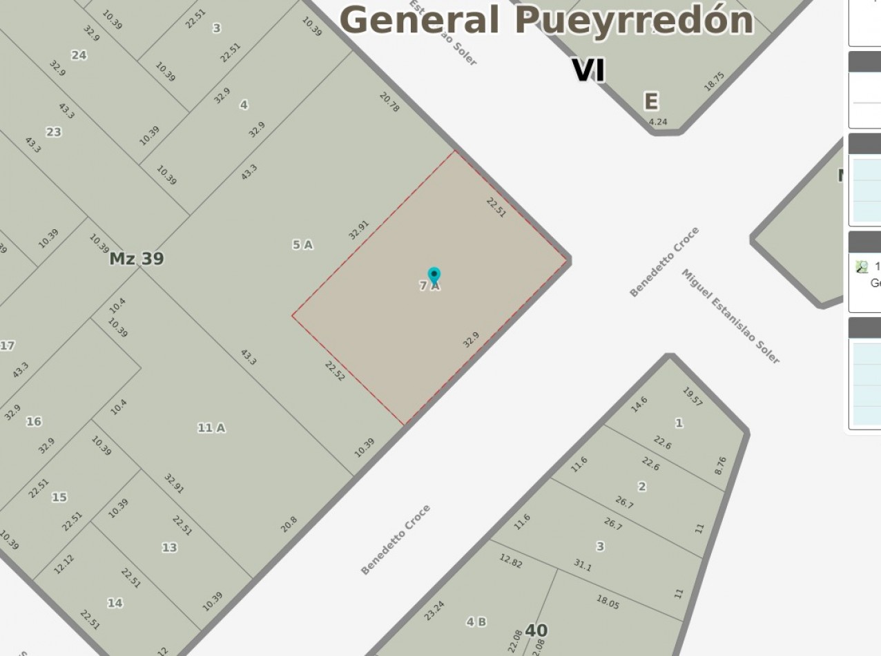 Lote en esquina Punta Mogotes Crocce y Soler