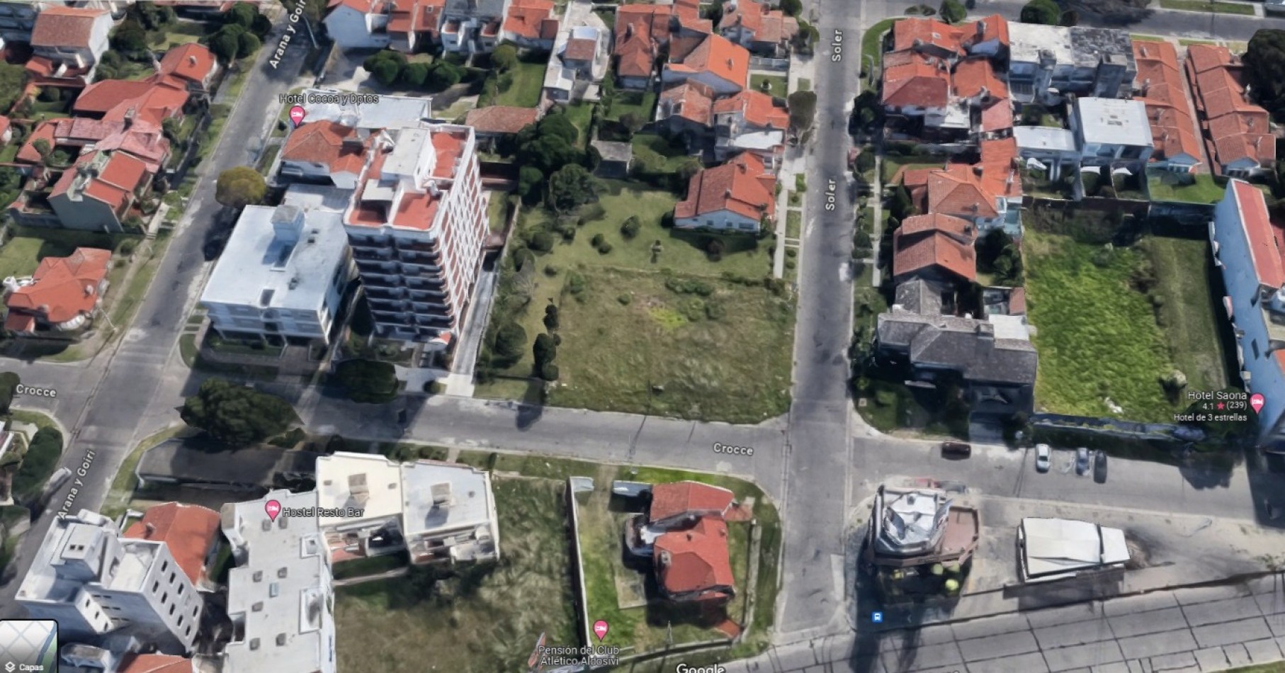 Lote en esquina Punta Mogotes Crocce y Soler