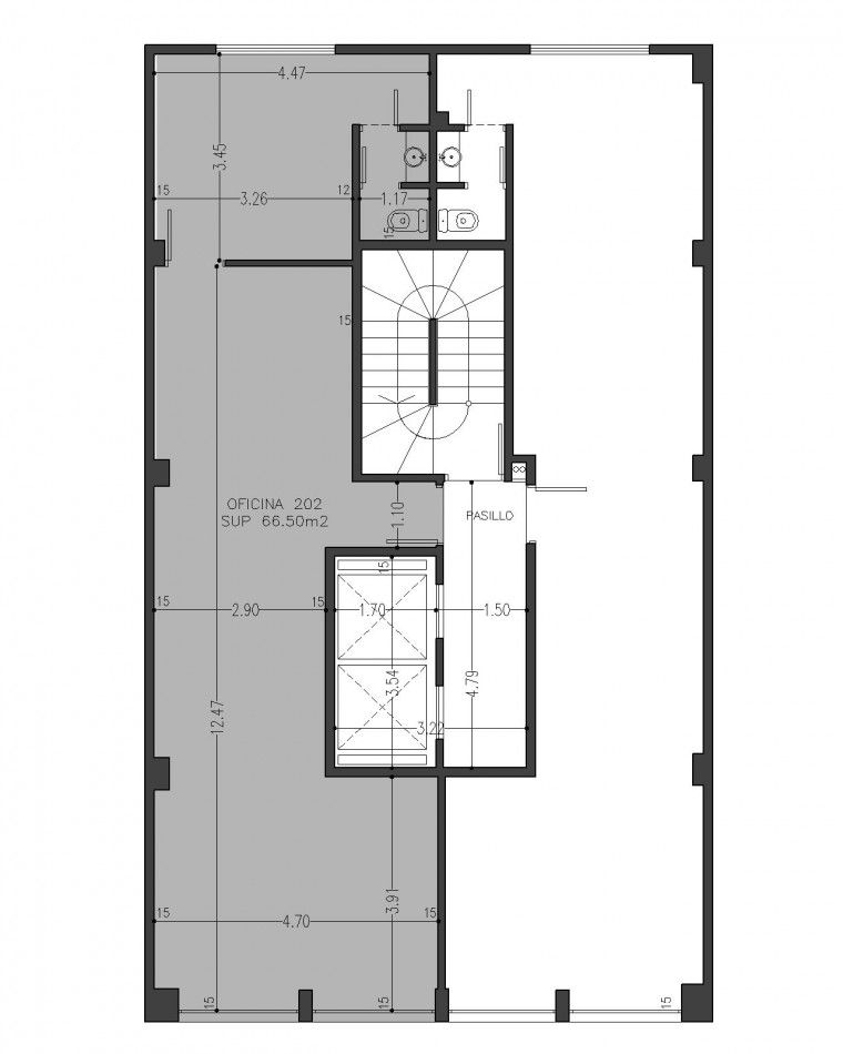 OFICINA EN VENTA SOBRE ALBERTI. EDIFICIO NUEVO. ZONA ALDREY.
