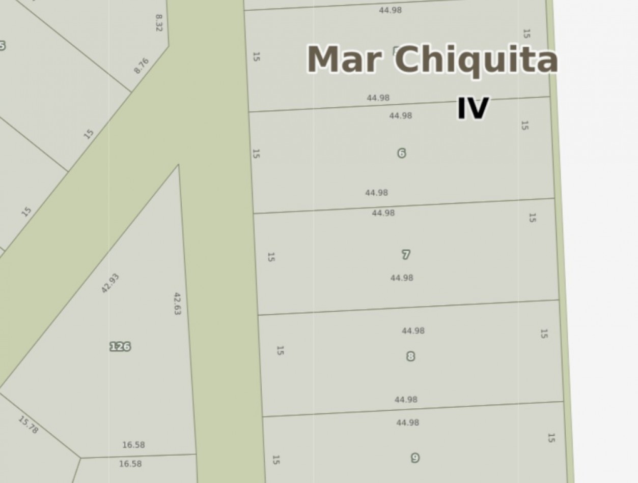 Lote en venta en Barrio Privado Costa del Sol, Mar Chiquita