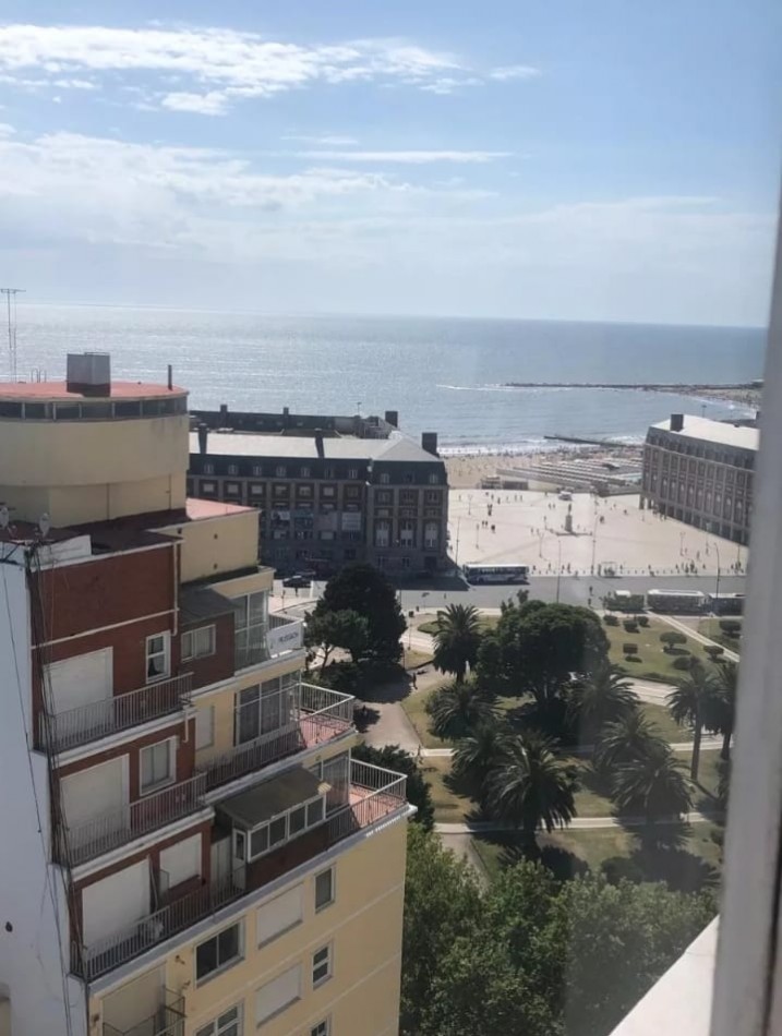Departamento 3 ambientes con Vista al Mar y cochera