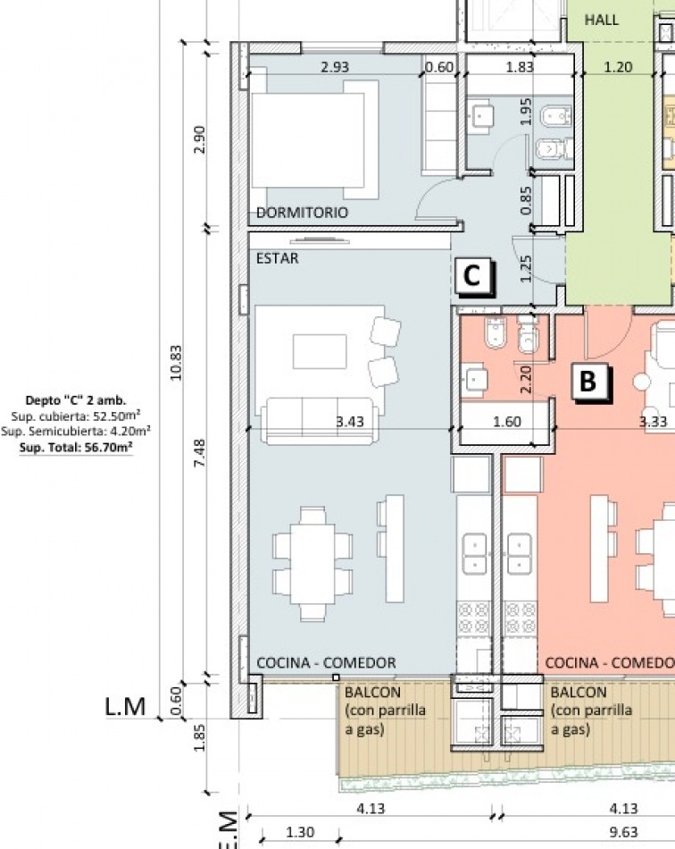 DEPARTAMENTOS Y COCHERAS EN POZO