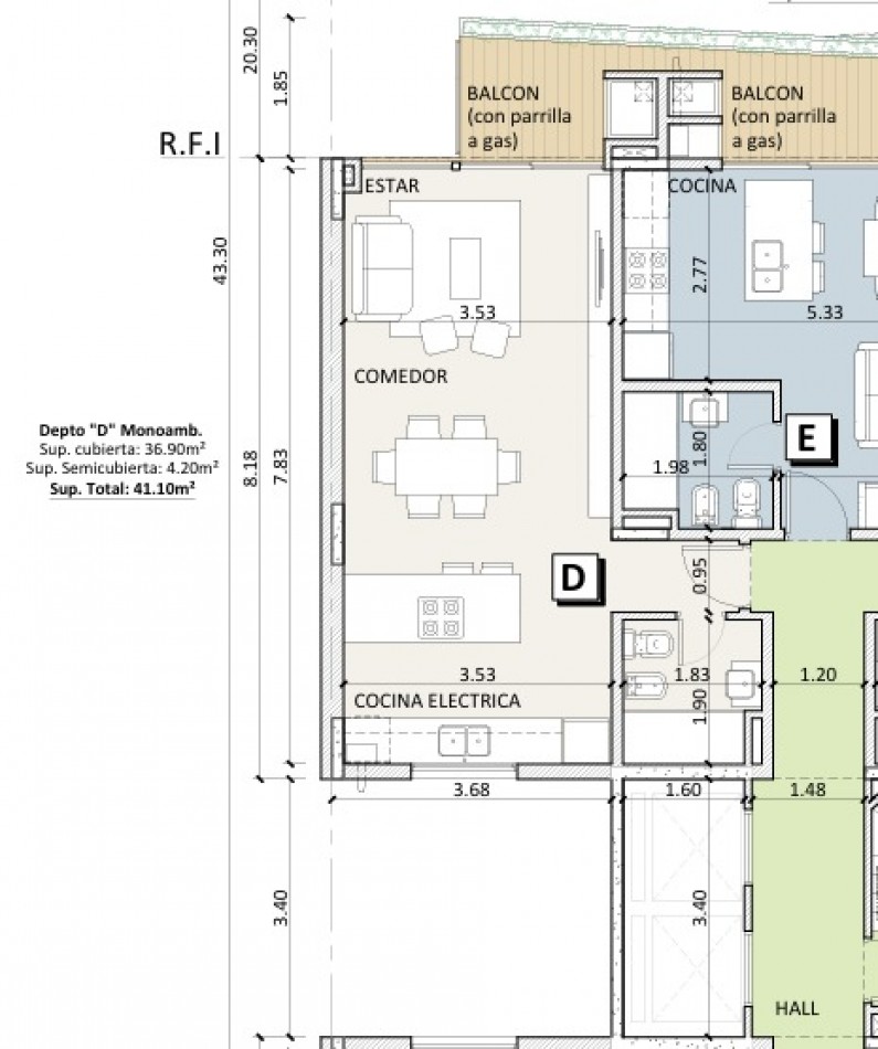 DEPARTAMENTOS Y COCHERAS EN POZO