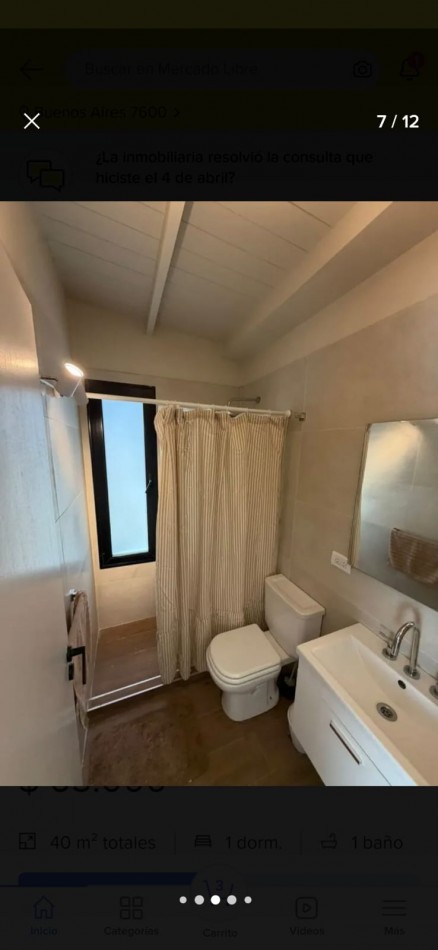 Casa monoambiente alquiler hasta Diciembre 2026